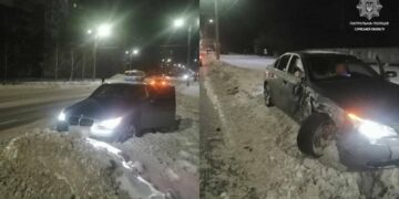 У Сумах пʼяний водій BMW  врізався у тролейбус