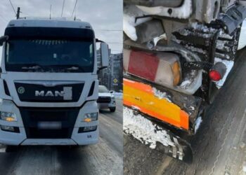 Скоїв ДТП і втік: у Сумах патрульні розшукали водія вантажівки