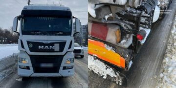 Скоїв ДТП і втік: у Сумах патрульні розшукали водія вантажівки