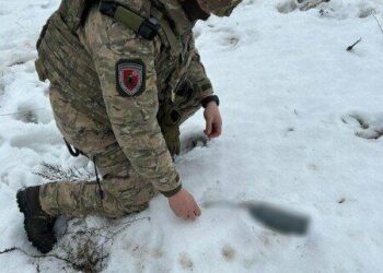 На Сумщині вибухотехніки поліції знищили ворожий боєприпас, виявлений поблизу дороги