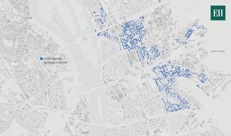 У Києві сотні будинків залишаться без тепла до кінця опалювального сезону (карта)
