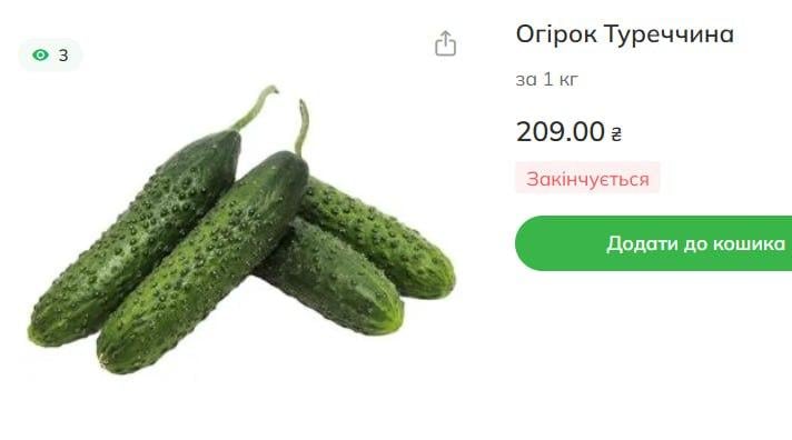 В Україні через низький попит дешевшають огірки: скільки просять за кілограм