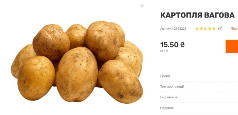 В Україні дорожчає картопля: скільки вже коштує кілограм