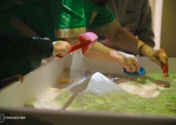 У Сумському обласному центрі комплексної реабілітації вже понад місяць діти займаються з новою інтерактивною пісочницею, – голова ОВА