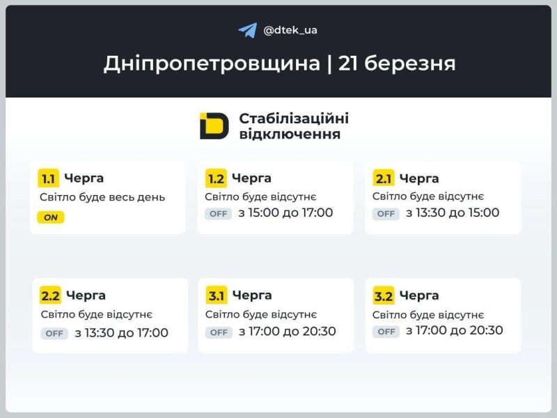 У суботу в Україні знову вимикатимуть світло: хто і коли буде сидіти без електроенергії