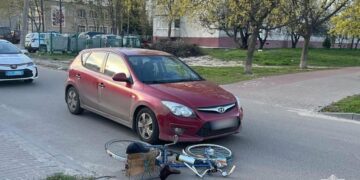 У Сумах 67-річний водій збив велосипедиста, який рухався велосипедною доріжкою на пр. Свободи