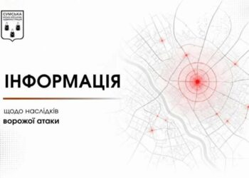 «Гербера» атакувала автостоянку у Сумах: пошкоджено 15 вантажівок та 2 автобуси
