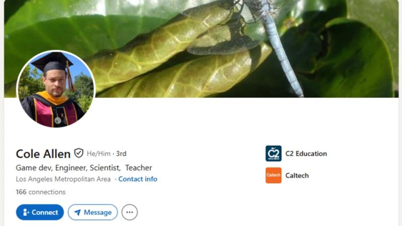 Розробник ігор, інженер, репетитор: що відомо про Коула Томаса Аллена, який стріляв на вечері Трампа з журналістами