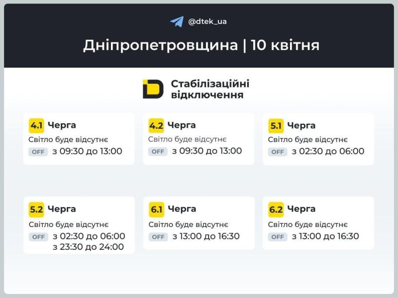 В Україні у пʼятницю будуть вимикати світло: хто залишиться без електроенергії