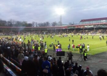 ВІДЕО. Де стюарди? Фанати заполонили поле після матчу Буковина – Динамо