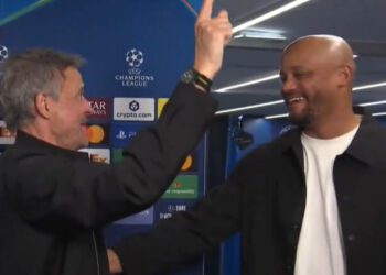 ВІДЕО. «Тобі сподобалося?» Зустріч Енріке і Компані після видовища в ЛЧ