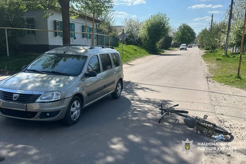 У Конотопі в ДТП постраждала велосипедистка