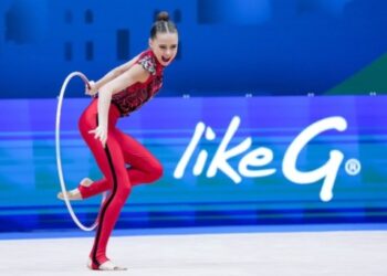 Українська гімнастка Онофрійчук виграла «золото» у вправах з обручем на Європейському кубку