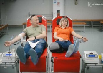 До Всесвітнього дня донора крові на Сумщині провели благодійну акцію зі здачі крові