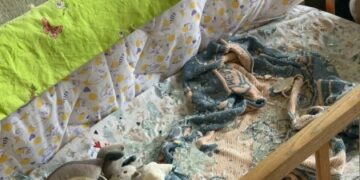 Сьогодні вранці внаслідок атаки реактивного БпЛА зазнав пошкоджень Центр матері та дитини в Сумах 
