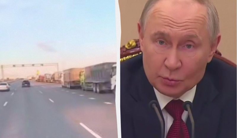 Запаси "як торік", але на заправках черги: Путін вперше визнав проблеми з пальним у Росії