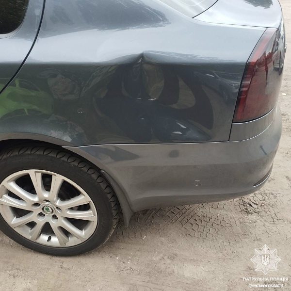 У Сумах розшукали водія, який скоїв ДТП та залишив місце події