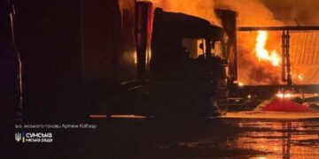 Удар реактивного БпЛА по поштовому відділенню: двоє загиблих, двоє поранених