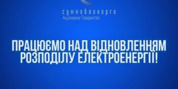 На Сумщині побільшало аварійних відключень світла через російські атаки