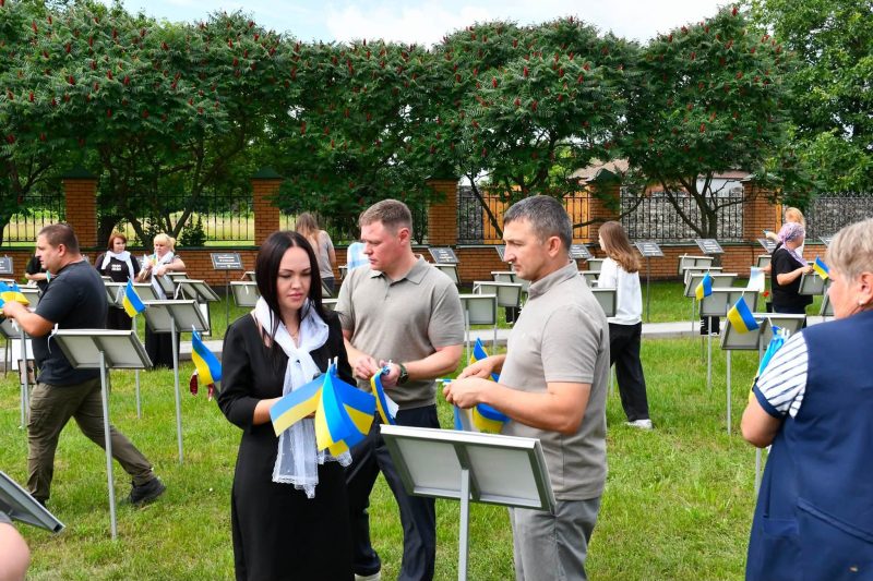Напередодні Дня Української Державності на Роменщині вшанували пам’ять полеглих Захисників України