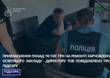Привласнення понад 790 тис грн на ремонті харчоблоку освітнього закладу – на Конотопщині директору ТОВ повідомлено про підозру