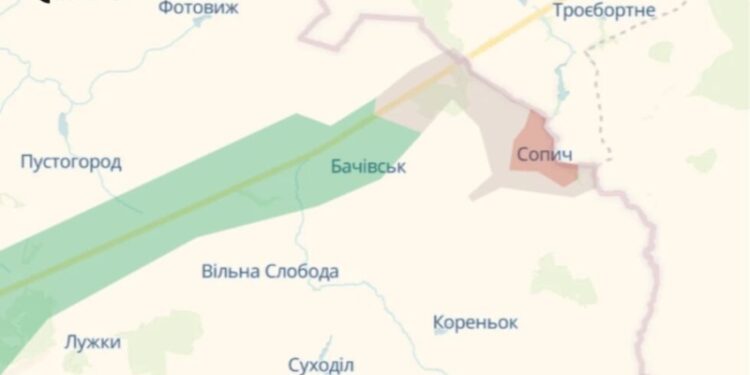 В УВ “Північ” спростували інформацію росіян про захоплення Бачівська