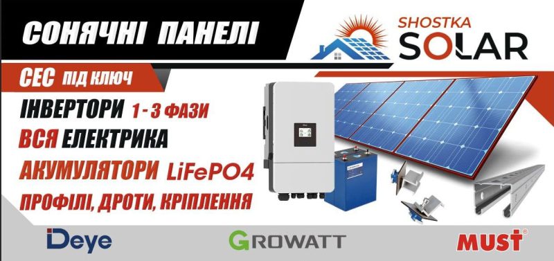 Енергонезалежність уже сьогодні: &laquo;Shostka Solar&raquo; встановлює сонячні електростанції під ключ