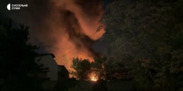 8 ударів КАБами: ворог масовано атакував Суми