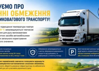 На дорогах Сумщини діють сезонні обмеження руху великовагового транспорту