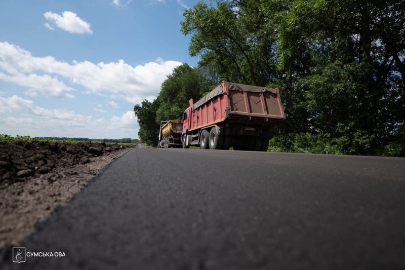 На Роменщині ремонтують стратегічну дорогу до Полтавщини: держава виділила 31 млн грн