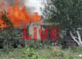 Реактивний «Шахед» влучив у приватний будинок у Конотопі — на місці пожежа