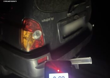 У Сумах патрульні зупинили нетверезого водія