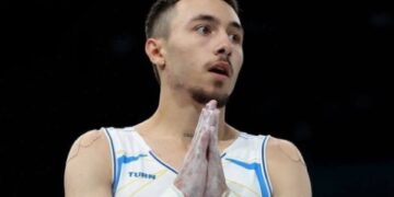 Український гімнаст Чепурний здобув «золото» Євро-2026 в опорному стрибку