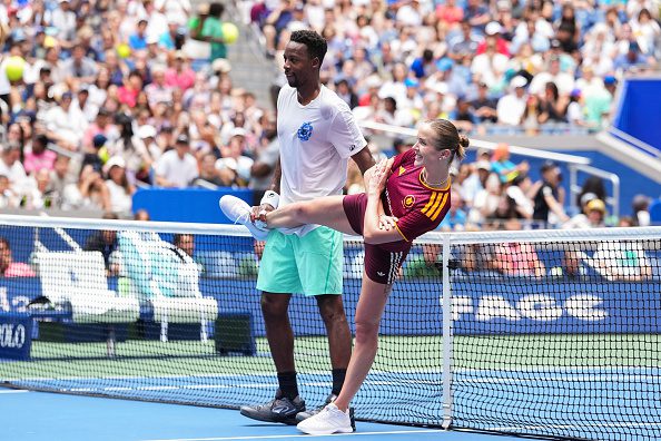 ВІДЕО. Світоліна та Монфіс провели спільне тренування перед мікстом US Open