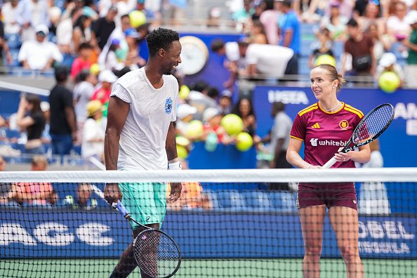 ВІДЕО. Світоліна та Монфіс провели спільне тренування перед мікстом US Open