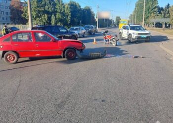 У Сумах сталися дві ДТП за участі мотоциклів: травмованих водіїв шпиталізували