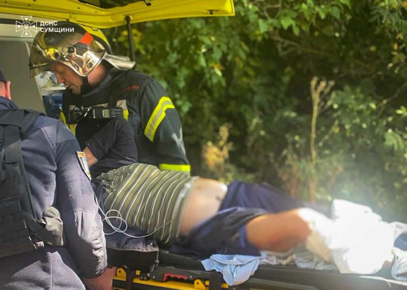 На Сумщині під час евакуації поранених пасажирів потягу росіяни нанесли повторний удар