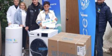 Шосткинські епідеміологи отримали пральні машини та водонагрівачі