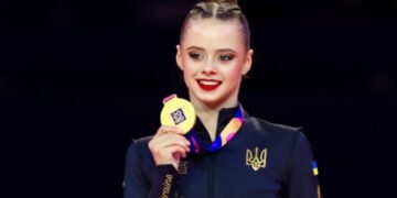 Таїсія Онофрійчук здобула три «золота» на чеському етапі Гран-прі з художньої гімнастики