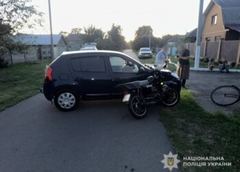 У ДТП на Конотопщині травмувався неповнолітній мотоцикліст