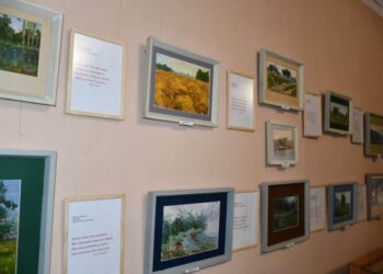 У Ромнах відкрилася персональна виставка художника Миколи Троценка «Посій удосвіта зорю…»