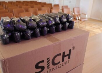 БФ Олександра Ємця за підтримки «Рок Майдану» закупив 320 турнікетів для працівників критичної інфраструктури Сум