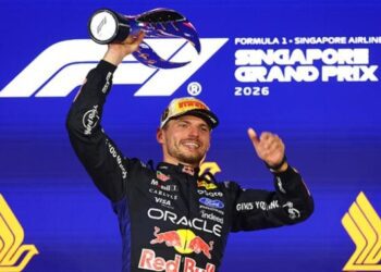 Ферстаппен вперше в кар’єрі виграв Гран-прі Сінгапуру