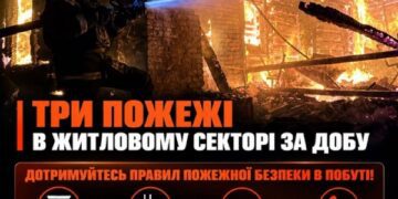 На Сумщині за добу рятувальники ліквідували три пожежі в житловому секторі
